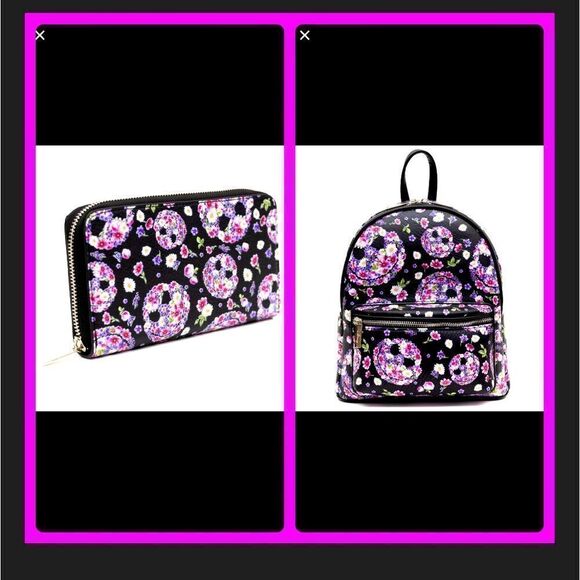 Danielle Nicole NBC A Beautiful Nightmare Mini Backpack & Wallet NWT - Picture 1 of 15